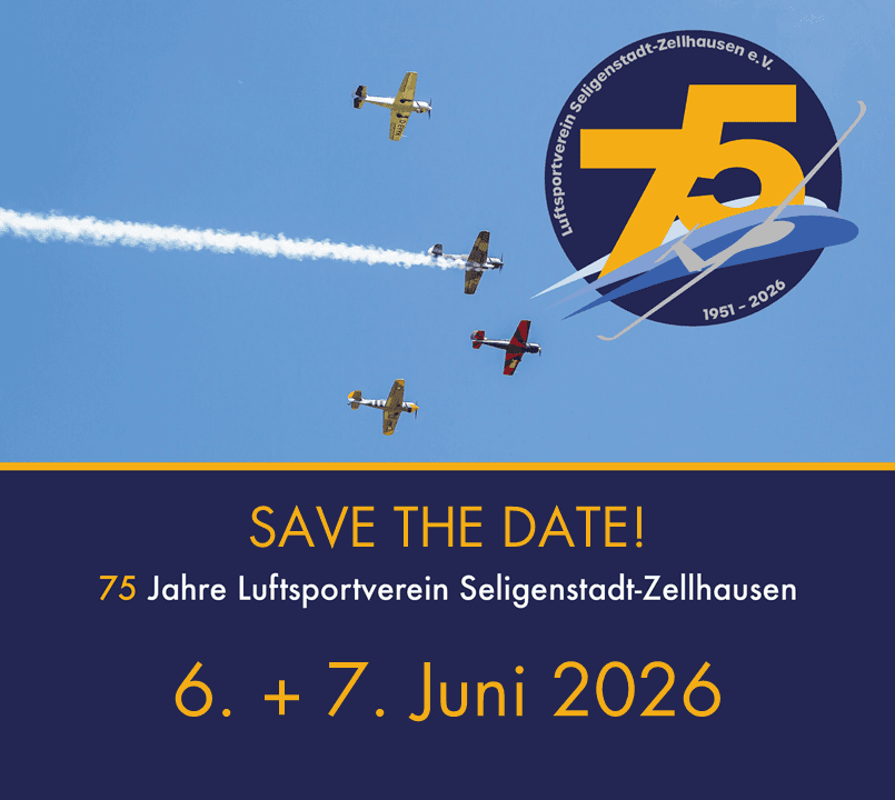 75 Jahre Feier des Luftsportvereins Seligenstadt-Zellhausen e.V.