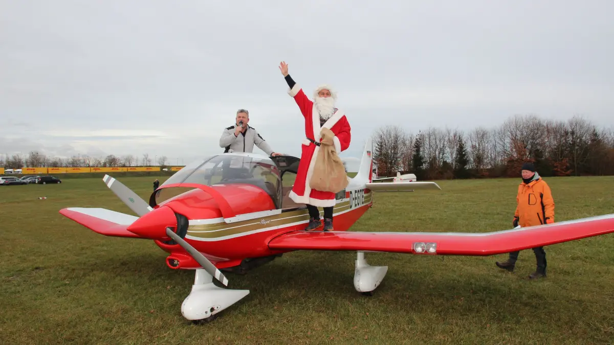Der Nikolaus landet in Eutingen