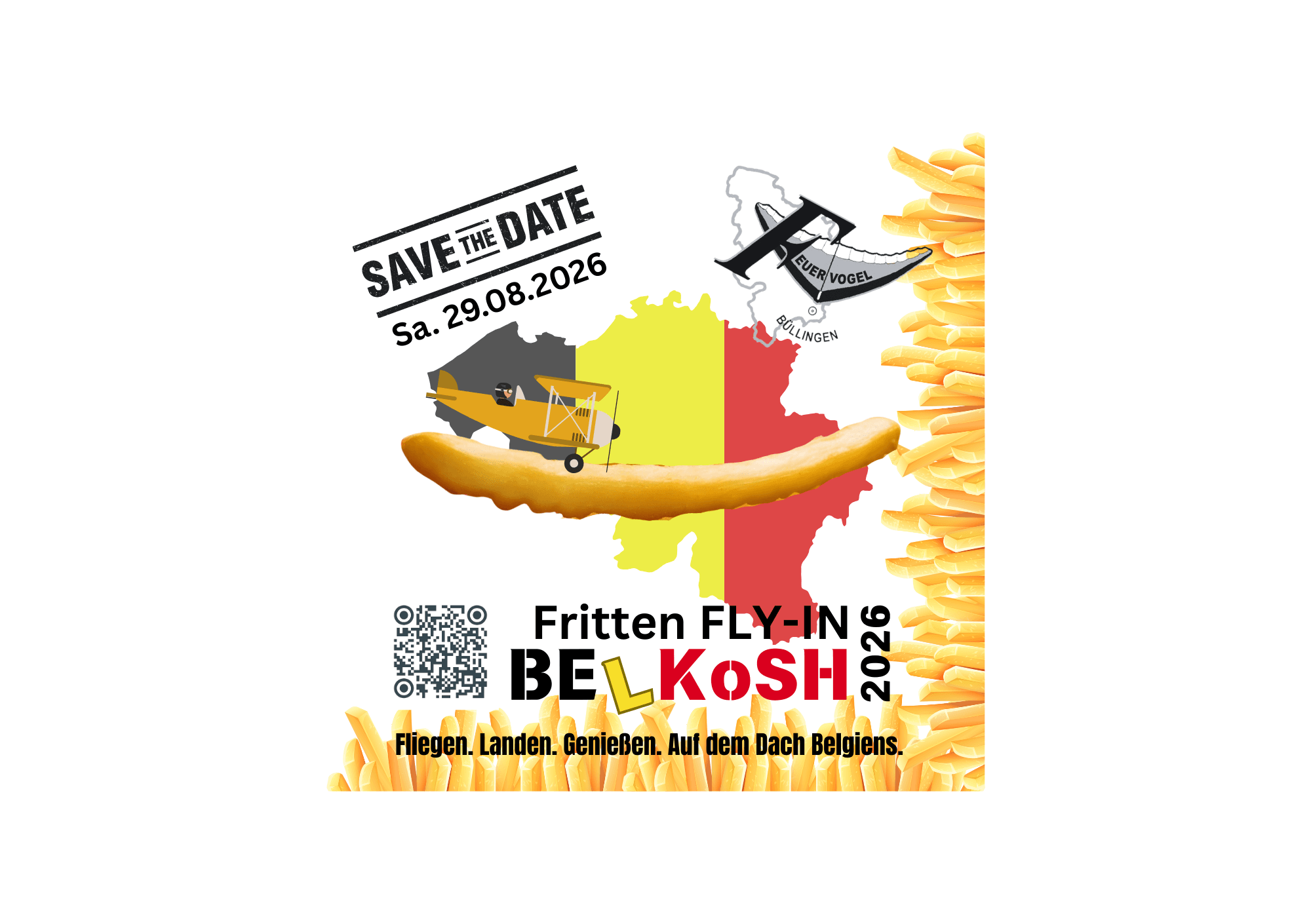 BELKoSH 2026 | Fritten Fly-In am Flugplatz Büllingen (B) Ostbelgien