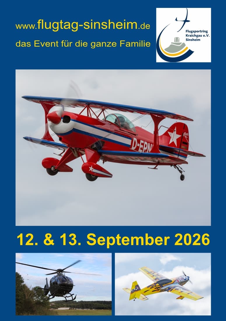 Flugtag Sinsheim 12 und 13 September